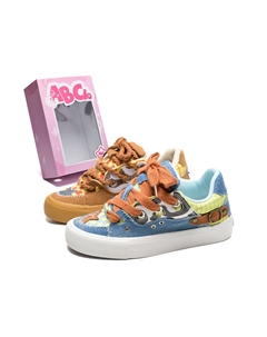 Кеды, обувь для скейтборда унисекс с низким верхом, цвет Mismatched Abcio