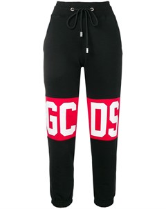 Gcds спортивные брюки с завышенной талией m черный Gcds