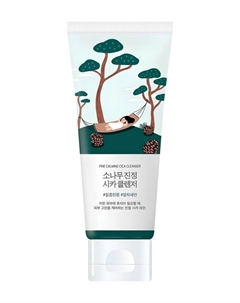 Успокаивающая пенка для умывания с экстрактом сосновых иголок Pine Calming Cica Cleanser Round lab