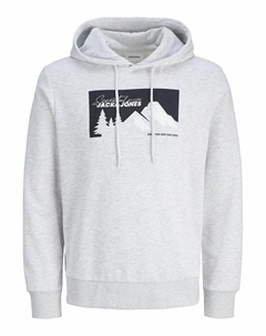 Толстовка с капюшоном SUN серый Jack & jones