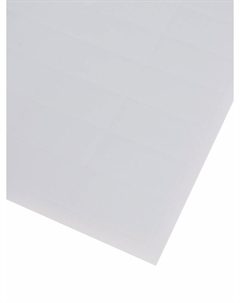 Этикетки а4 самоклеящиеся, 100 листов, 80 г/м², на листе 24 этикетки размером 33.8×64.2 мм, глянцевые, белые Calligrata