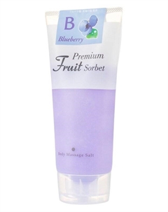 Скраб-щербет для тела с солью Тихого океана и черникой (500g) Enhel beauty