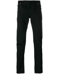 Balmain джинсы с потертой отделкой 30 черный Balmain