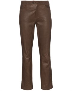 Skiim укороченные брюки узкого кроя со средней посадкой 36 коричневый Skiim