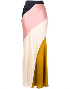 Layeur юбка в стиле колор блок 40 золотистый Layeur