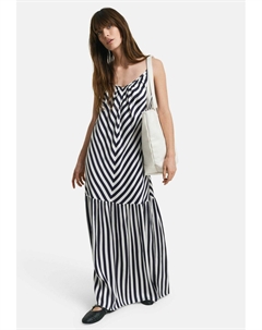 Платье макси CHEVRON STRIPED, темно-синий Gant
