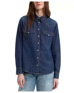 Женская хлопковая джимовая рубашка The Ultimate Western, синий Levi's®