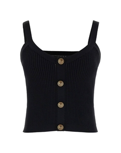 Вязаный топ, черный Guess