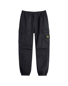 Сатиновые брюки-карго, синий Stone island