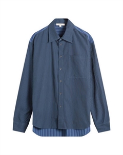 Лоскутная полосатая рубашка, синий Jw anderson