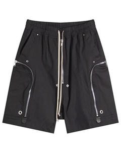 Шорты bauhaus bela из плотного хлопкового поплина, черный Rick owens