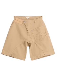 Скрученные рабочие шорты, цвет flax Jw anderson