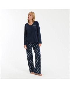 Пижама с длинными рукавами из хлопкового джерси другие Anne weyburn