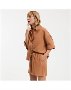 Пижама из муслина каштановый La redoute collections