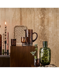 Графин из янтарного стекла с леопардовым узором Fauvita каштановый La redoute interieurs