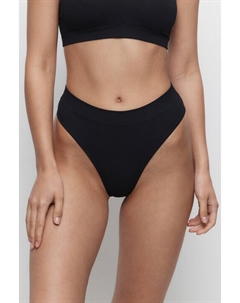 Трусы-стринги бесшовные в рубчик с высокой посадкой Befree