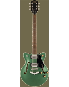 Электрогитары GRETSCH G2655 Streamliner C/Block Jr. DC, V-Stoptail, Laurel Fingerboard, Steel Olive Gretsch guitars