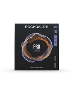 Струны для бас-гитар PRO 45-130 Nickel Wound 5 Medium Rockdale