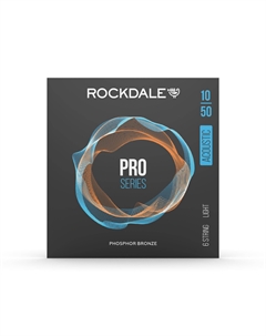 Струны для акустических гитар, металлические PRO 10-50 Phosphor Bronze Light Rockdale