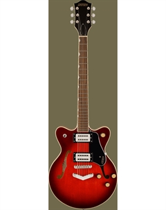 Электрогитары GRETSCH G2655 Streamliner C/Block Jr. DC, V-Stoptail, Laurel Fingerboard, Claret Burst Gretsch guitars
