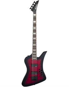 Бас-гитары JS3Q Kelly Bird Transparent Red Burst Jackson