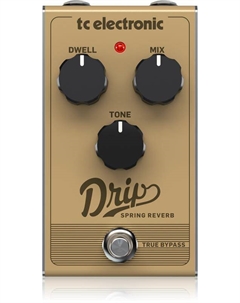 Педали эффектов для гитар DRIP SPRING REVERB Tc electronic
