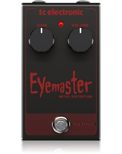 Педали эффектов для гитар EYE MASTER METAL DISTORTION Tc electronic