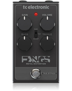 Педали эффектов для гитар FANGS METAL DISTORTION Tc electronic