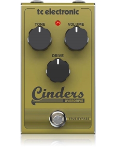 Педали эффектов для гитар CINDERS OVERDRIVE Tc electronic