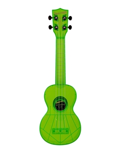 Укулеле WATERMAN by KA-SWF-GN Waterman Fluorescent Green, Soprano Ukulele Kala