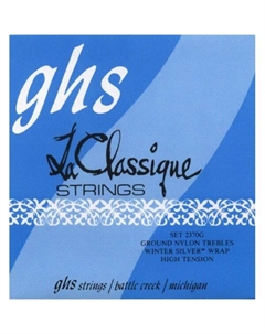 Струны для классических гитар, нейлоновые 2370 LA CLASSIQUE Ghs strings