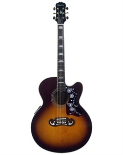 Акустические гитары J-200 EC Studio Vintage Sunburst Epiphone