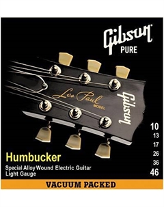 Струны для электрогитар SEG-SA10 HUMBUCKER SPECIAL ALLOY .010-.046 Gibson
