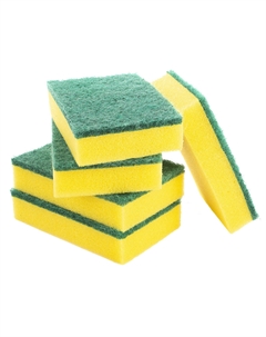 Губка для мытья посуды 105х70х28 мм Глитцы Классик (5 шт.) Vileda