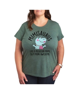 Плюс футболка с рисунком мимизавр, зеленый Licensed character