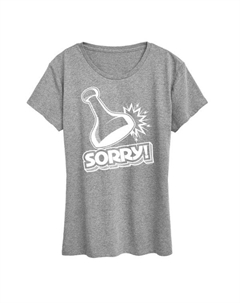 Футболка с принтом "Женская фишка из игры Sorry" от, серый Hasbro