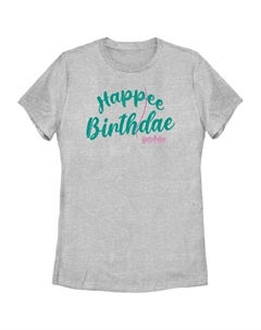 Футболка с надписью «Happee Birthdaydae» для юниоров, серый Harry potter