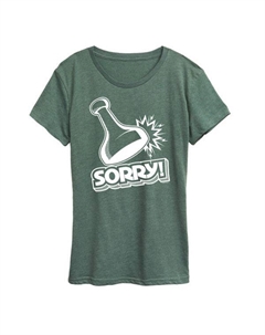 Футболка с принтом "Женская фишка из игры Sorry" от, зеленый Hasbro