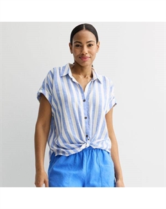 Маленькая кемпинговая рубашка, цвет sea blue stripe Sonoma goods for life