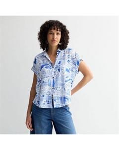 Маленькая кемпинговая рубашка, цвет medium blue print Sonoma goods for life