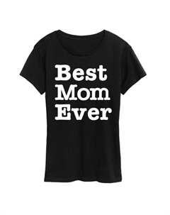 Женская футболка с принтом «Лучшая мама на свете», черный Unbranded