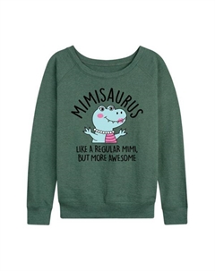 Женская футболка с длинным рукавом из французского трикотажа «Мимизавр», зеленый Licensed character