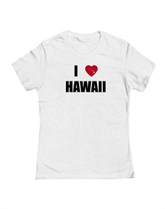 Футболка Junior'S с принтом «i Heart Hawaii», белый Unbranded