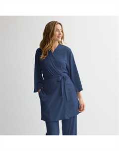 Женский спальный халат с пуантами, цвет pledge blue Sonoma goods for life