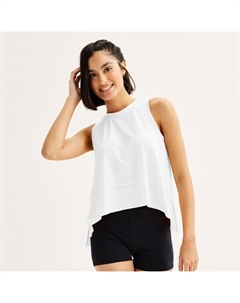 Укороченный свободный топ для юниоров, белый So