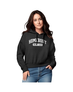 Женская укороченная толстовка с принтом домашнего клуба, серый Licensed character