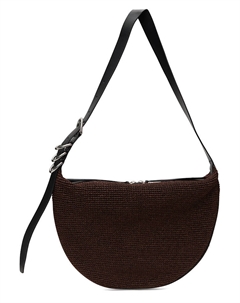 Средняя соломенная сумка Mercer, цвет dark espresso Rag & bone