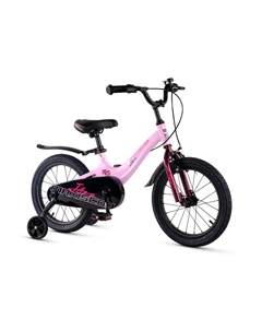 Детский велосипед Jazz Стандарт Плюс 16, год 2025, цвет Черный-Красный Maxiscoo