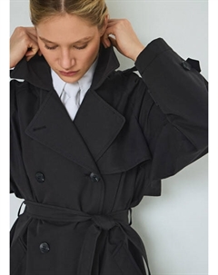 Длинный тренч, Черный Ostin