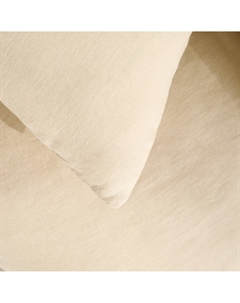 Пододеяльник двусторонний из осветленного льна и хлопка Annaba бежевый La redoute interieurs